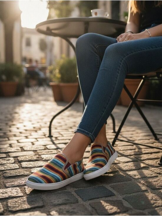 Ariat Shoes - Ariat Women's Colorful Stripe Slip-On Shoes